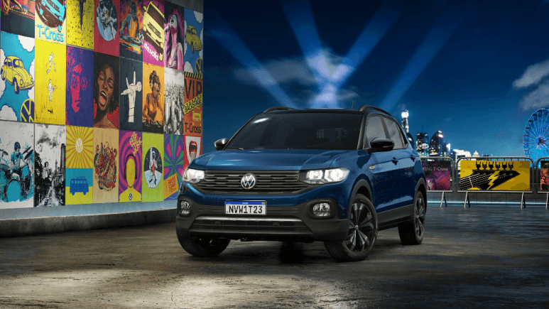 Campanha Volkswagen monta o T‑Cross The Town com instrumentos musicais